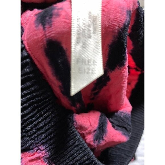 Exist Tie Dye Beach dress one size Pink and black boho vacation - Picture 4 of 4